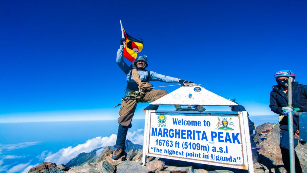Margherita Peak the highest peak on mountain rwenzori