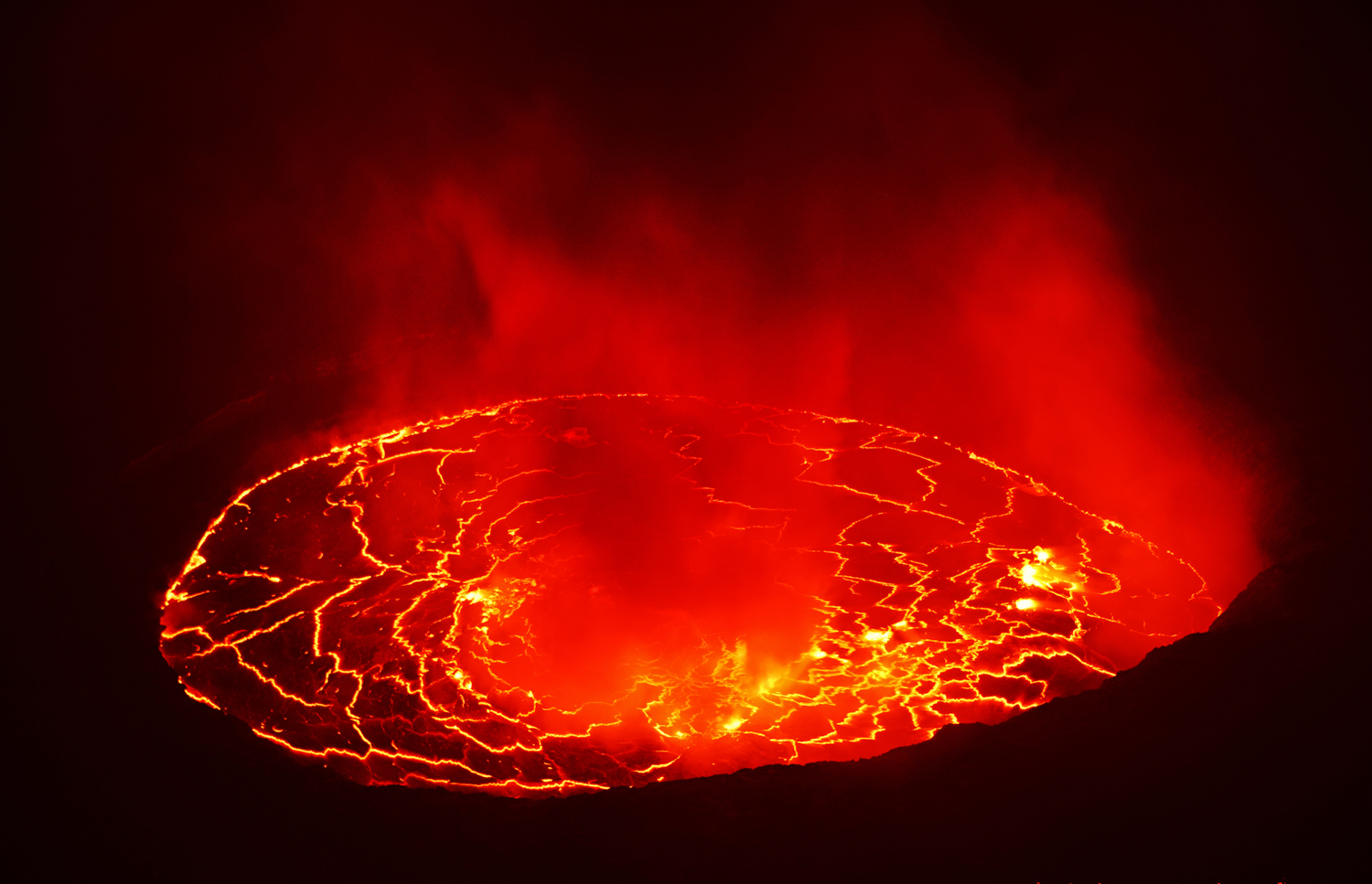 Mount Nyiragongo volcanoe