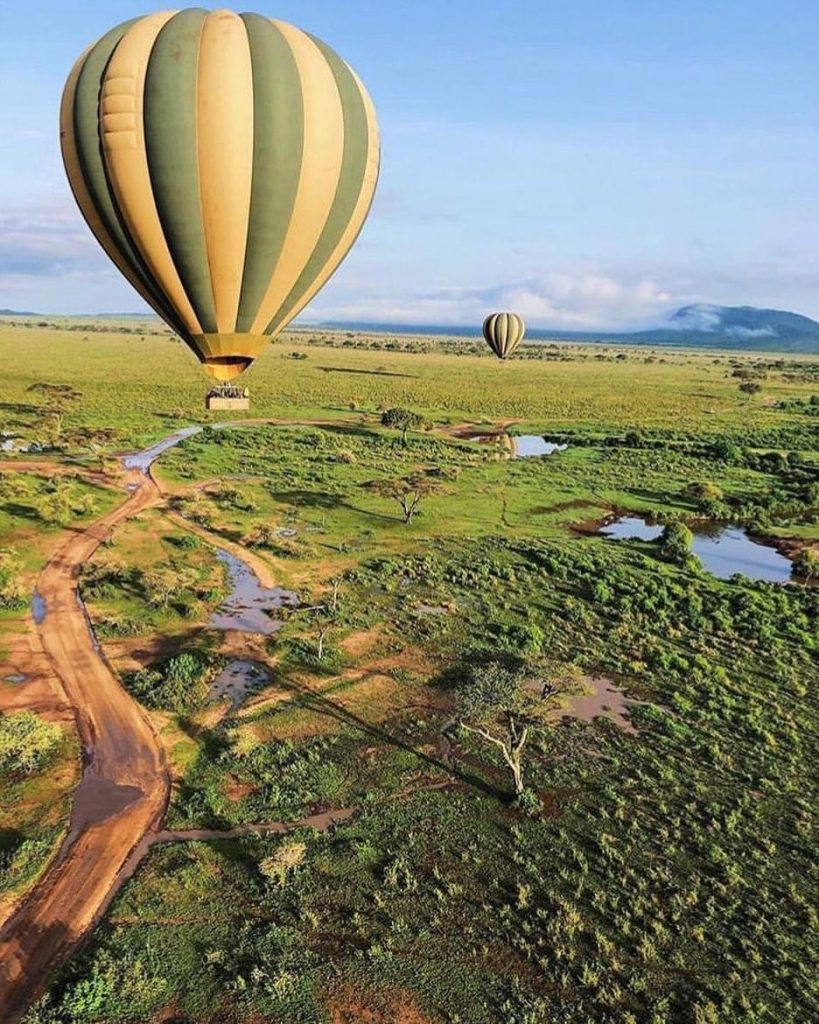 Hot Air Baloon in Murchison falls national park