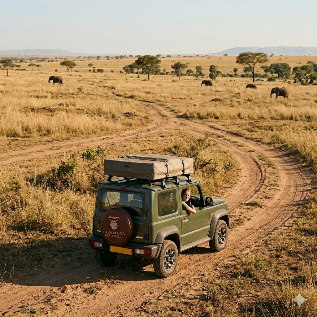 Suzuki Jimny rental Uganda compact 4x4 for self drive safari